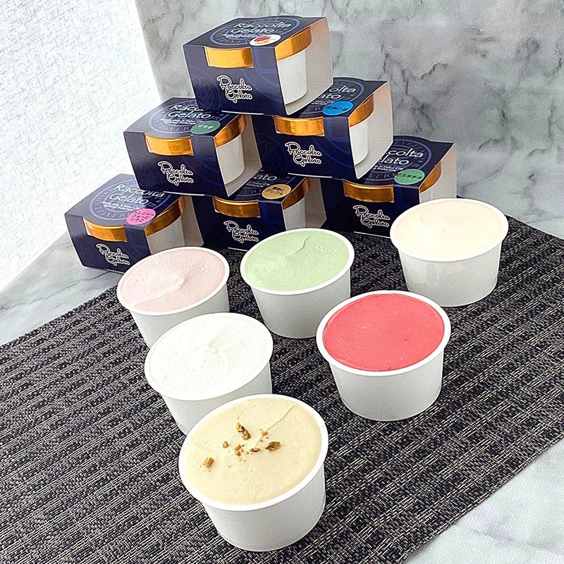 ◎能登の濃厚ジェラート母の日セット (6種6個入)/Raccolta Gelato（ラコルタジェラート）