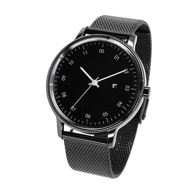 SK01/SS BLACK MIRROR FINISH/BLACK DIAL/BLACK MESH