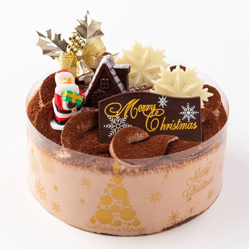 40.ガトー・ド・ボワイヤージュ/クリスマスチョコレートケーキ4号