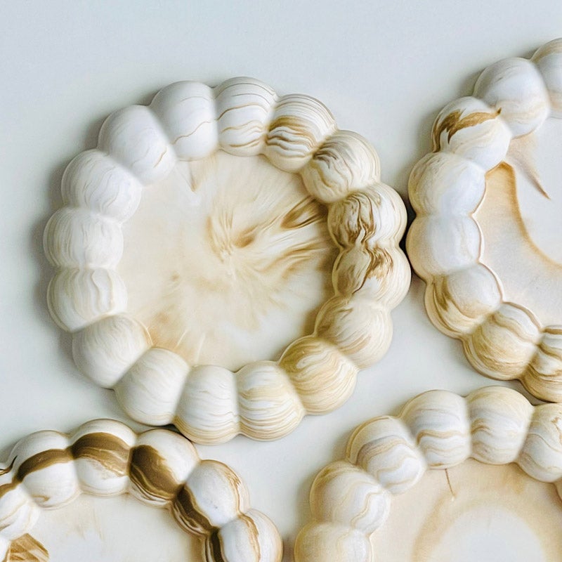 bubble tray / beige｜yonga（ヨンガ）