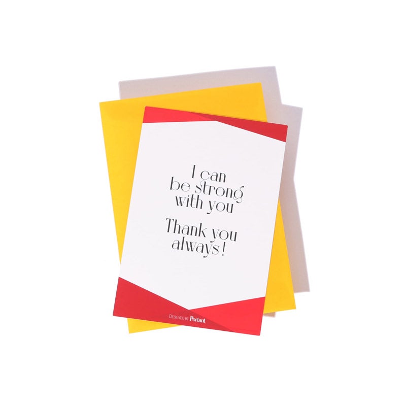 「THANK YOU」LETTER SET｜Portant（ポータント）