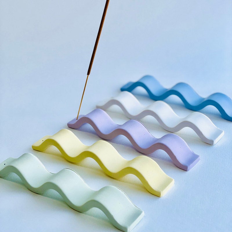 wave incense holder｜yonga（ヨンガ）