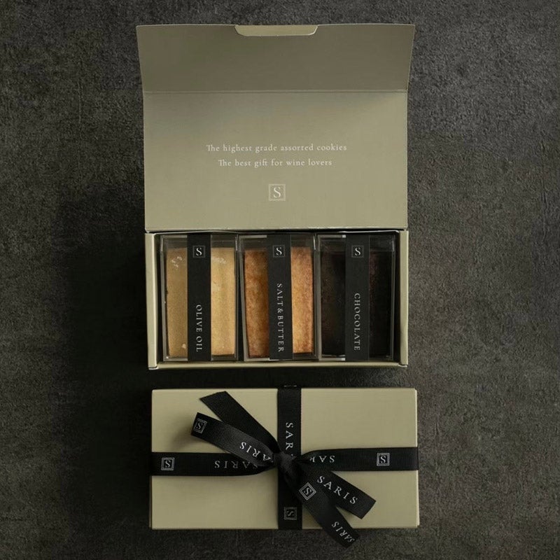 SARIS Cookies assort - NOIR -｜クッキーアソート 3種フレーバー -ノワール -｜SARIS（サリズ）