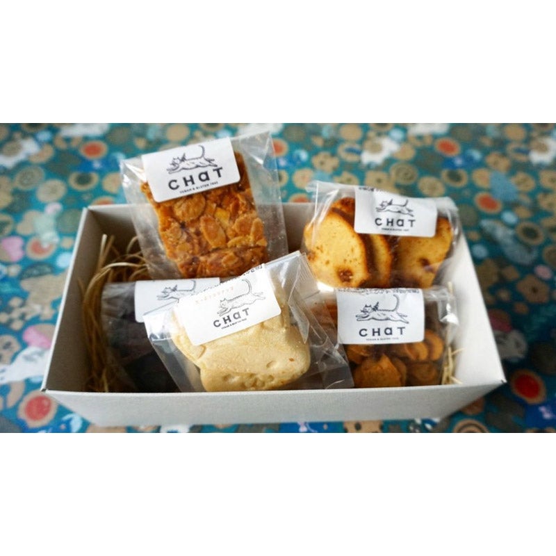 【保護猫チャリティー】vegan and glutemfree 焼き菓子ギフトセット｜アリサの北海道お菓子店 chat