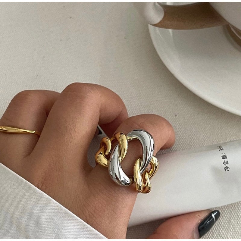 バイカラーring｜accessoryshop mary（アクセサリーショップ マリー）