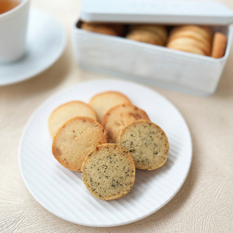 【4月限定】グルテンフリー！ひとめぼれクッキー缶【卯月】｜此処菓子店（ココカシテン）