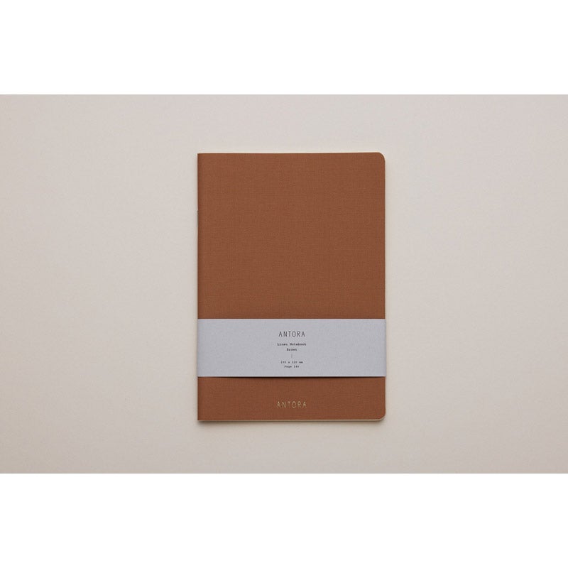 Linen Notebook / Brown｜ANTORA（アントラ）