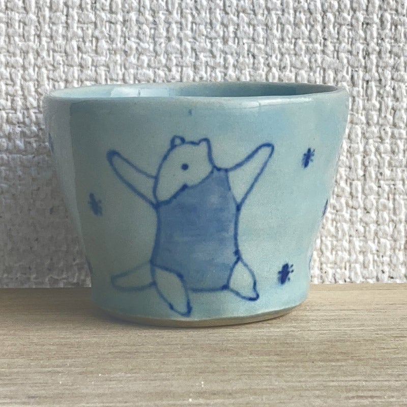 アリクイのフリーカップ｜満月窯 （ マンゲツヨウ）
