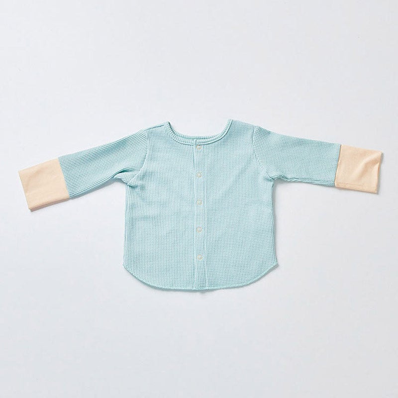 2way waffle cardigan｜minima arca（ミニマアルカ）