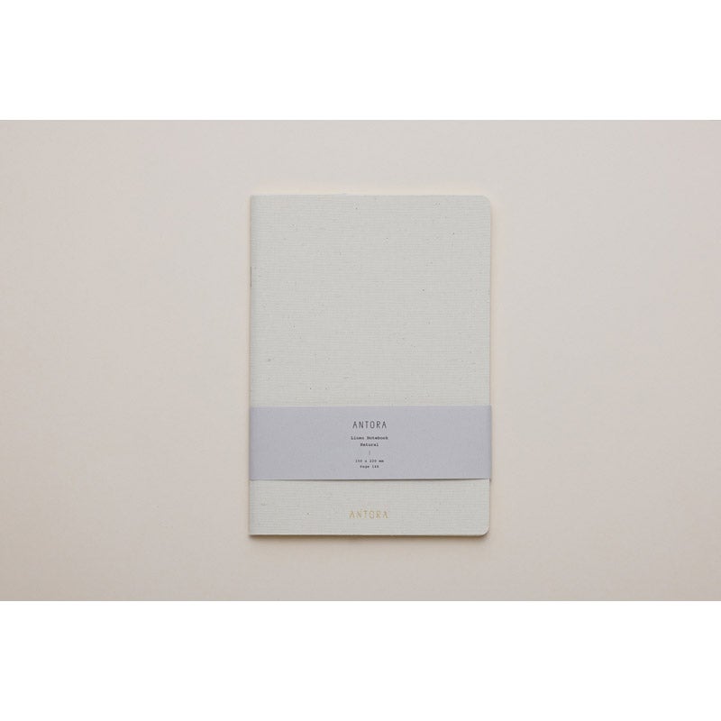Linen Notebook / Natural White｜ANTORA（アントラ）