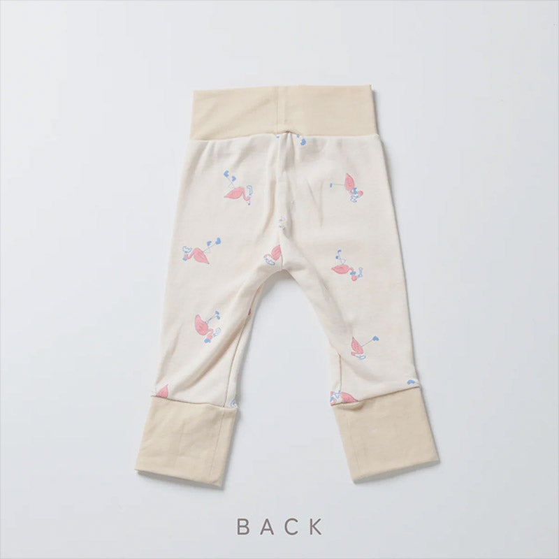 Cotton leggings（flamingo）｜minima arca（ミニマアルカ）
