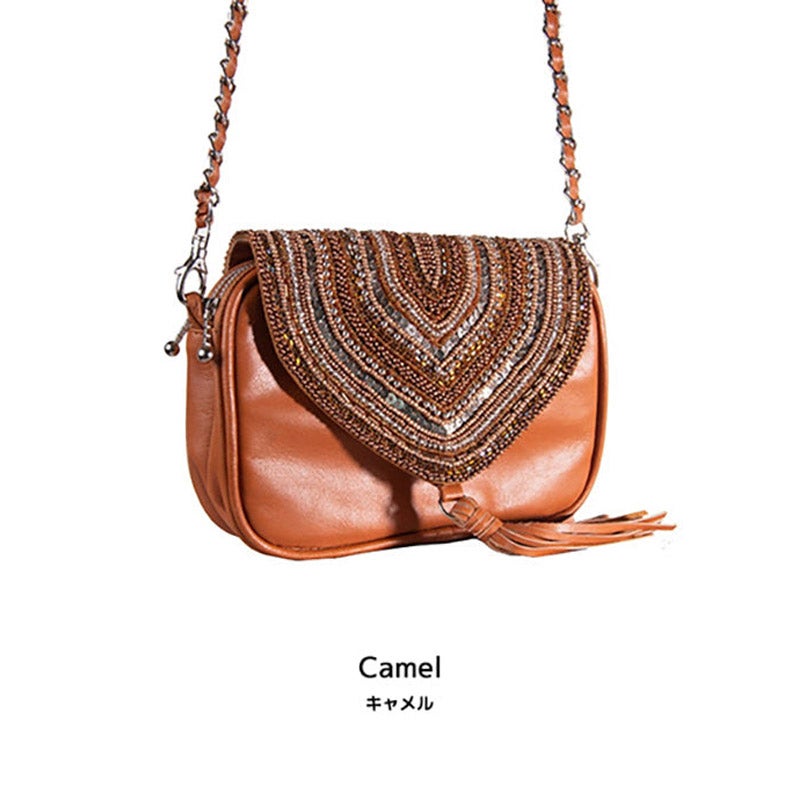 Angin Bali - Victoria Royal Crossbody - Camel｜Angin Bali（アンギンバリ）