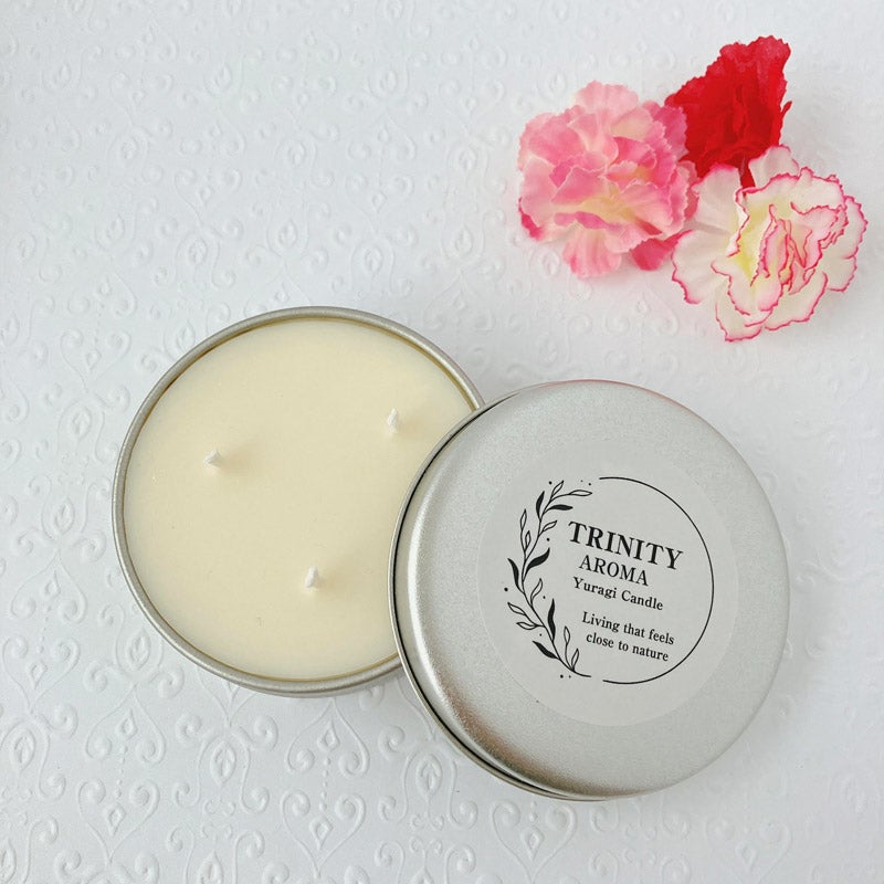 TRINITYアロマソイキャンドル｜Yuragi Candle（ゆらぎキャンドル）