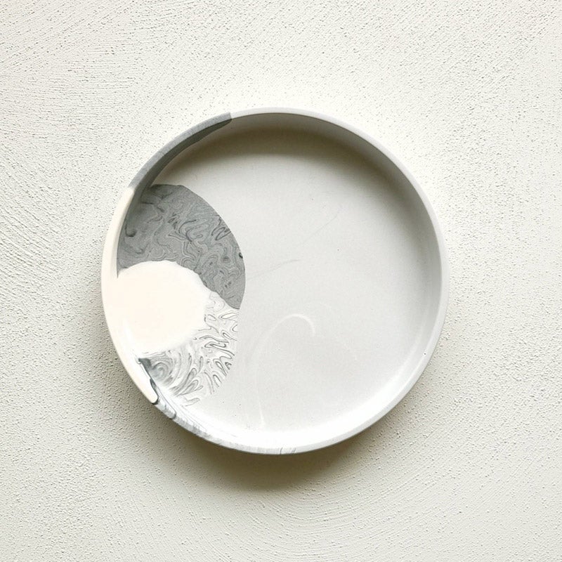 Simple Tray 《Latte series - charcoal gray - M》｜TOIRO DE（トイロ）