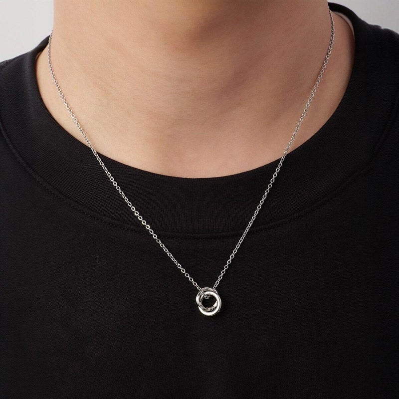CHOOSEBASE SHIBUYA Double ring necklace ネックレス|GLUCK CHOOSEBASE SHIBUYA Double ring necklace ネックレス|GLUCK