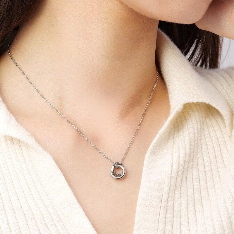 CHOOSEBASE SHIBUYA Double ring necklace ネックレス|GLUCK CHOOSEBASE SHIBUYA Double ring necklace ネックレス|GLUCK