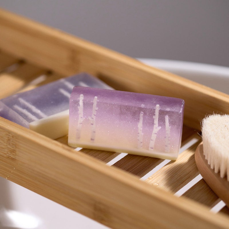 里山石けん Satoyama Savon ゆるりラベンダー【自然の香りでかわいいハンドメイド石鹸 送別ギフトおすすめ 