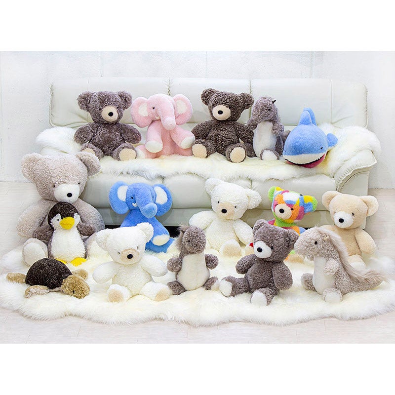 CHOOSEBASE SHIBUYA ムートンぬいぐるみ ぞう「がね」 ブルー