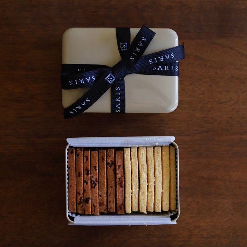 SARIS Cookies Sカン（S缶） - OLIVE -｜クッキー缶 4種フレーバー -オリーブ -｜SARIS（サリズ）