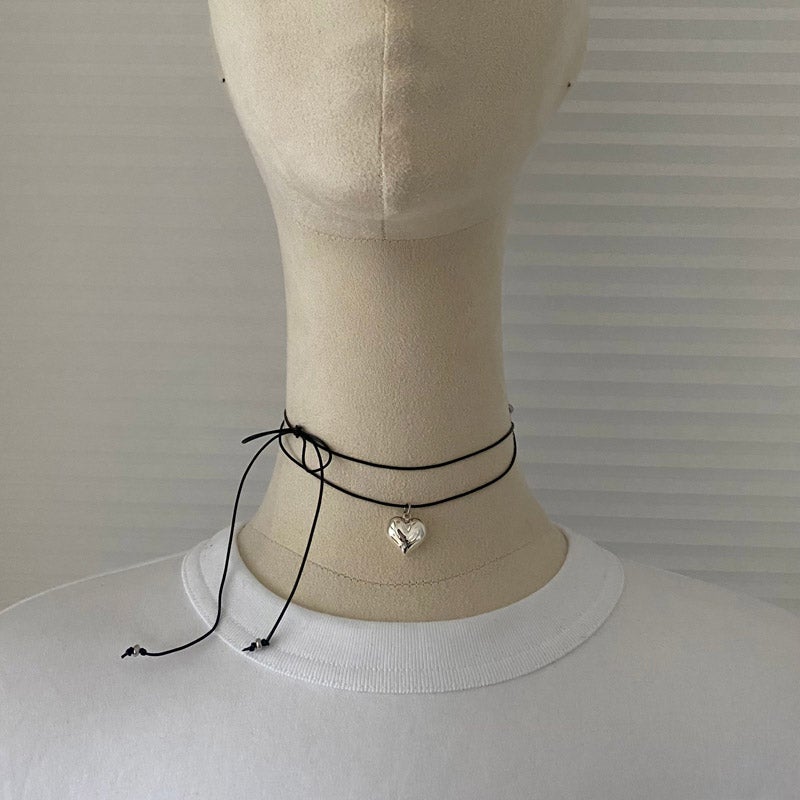 CHOOSEBASE SHIBUYA Leather code choker チョーカー ネックレス