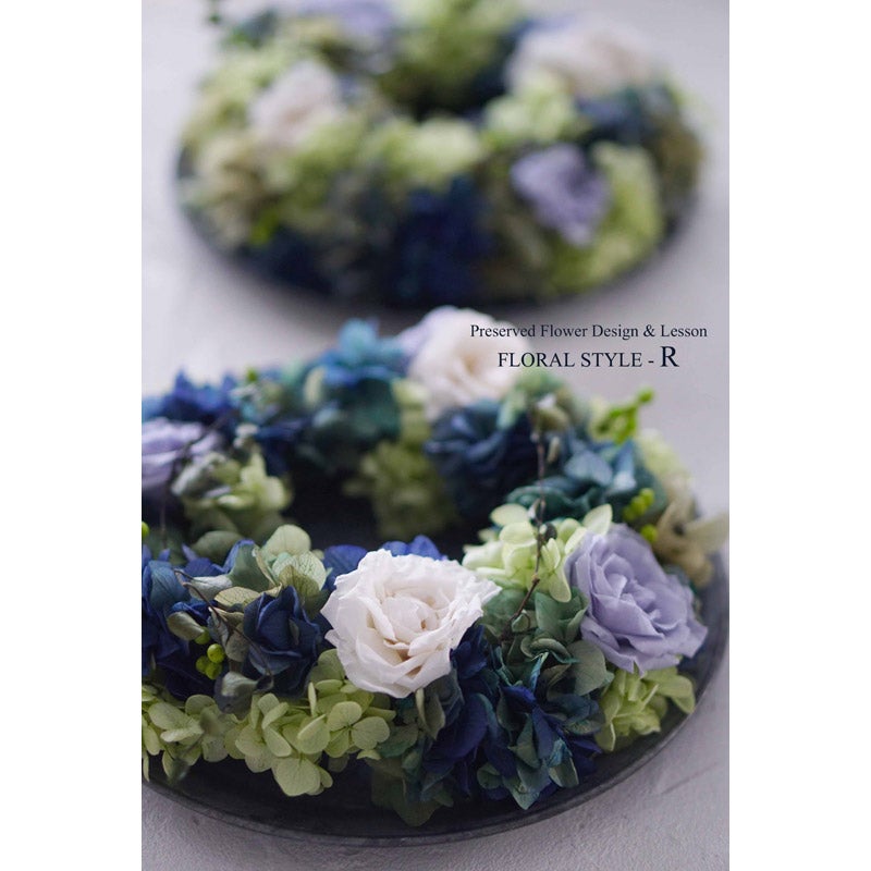 紫陽花＆ローズのナチュラルリース｜FLORAL STYLE - R（フローラルスタイルアール）