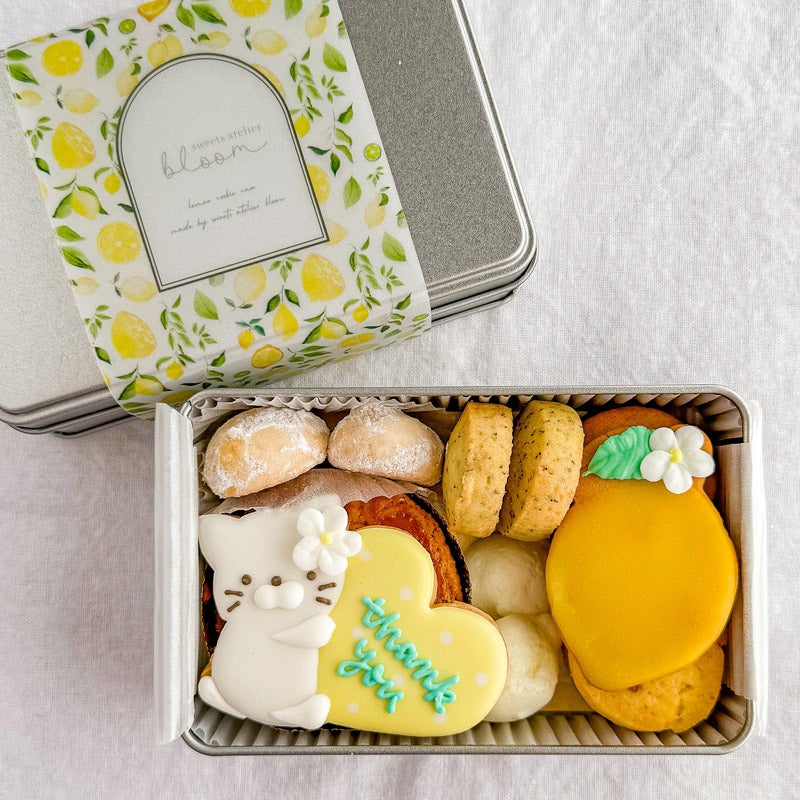 レモンのクッキー缶（小）｜sweets atelier bloom（スイーツアトリエブルーム）