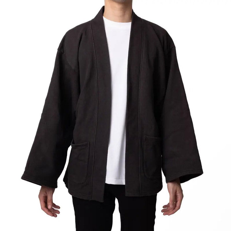 MANIAC CORP マニアックコープ 変形カーディガン S ブラック 日本製 CHOOSEBASE SHIBUYA 羽織カーディガン／HAORI CARDIGAN｜MASCOS