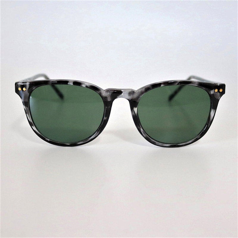 ６７０ ＢＬＡＣＫ ＤＥＭＩ／ＧＲＥＥＮレンズ｜chachow eyewear（チャコールアイウェア）