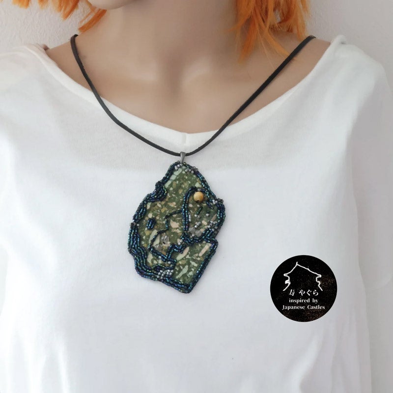 Map Edo～江戸城俯瞰図～着物刺繍ver.｜寿やぐら（コトブキヤグラ）