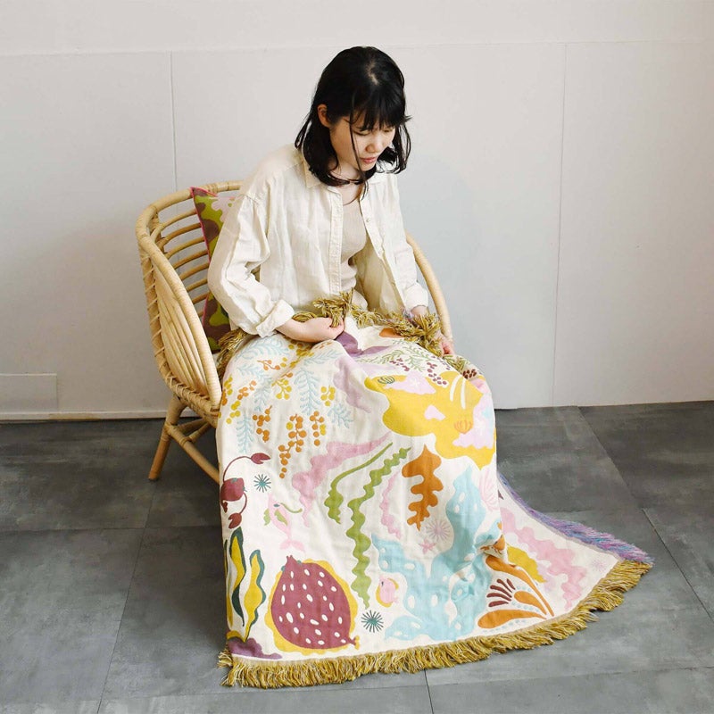 CHOOSEBASE SHIBUYA ブランケット “イリエノアサ” half size