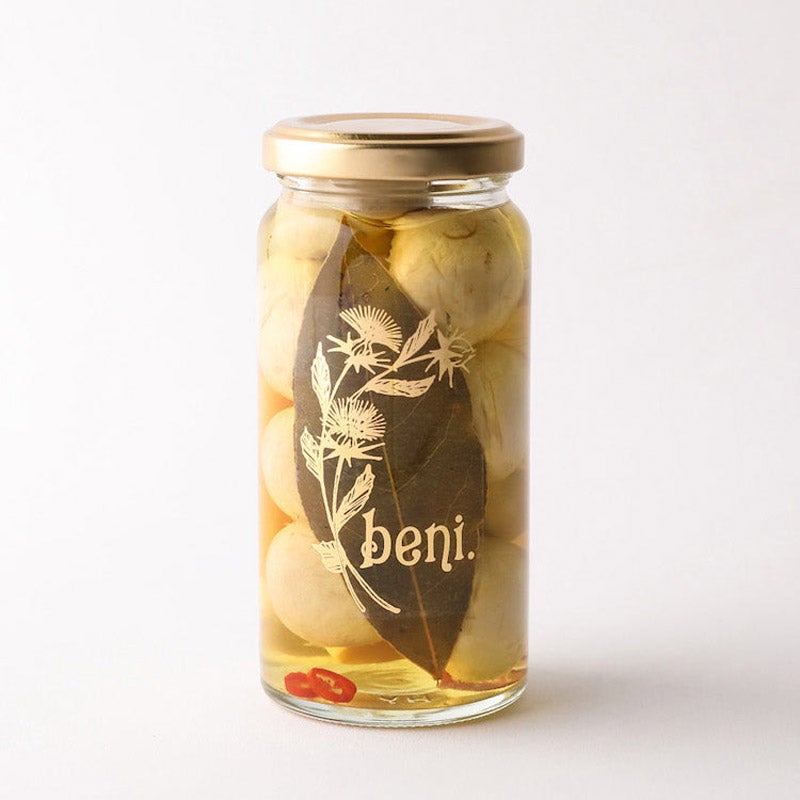 舟形マッシュルームのピクルス｜山形ピクルス beni.（ベニ）