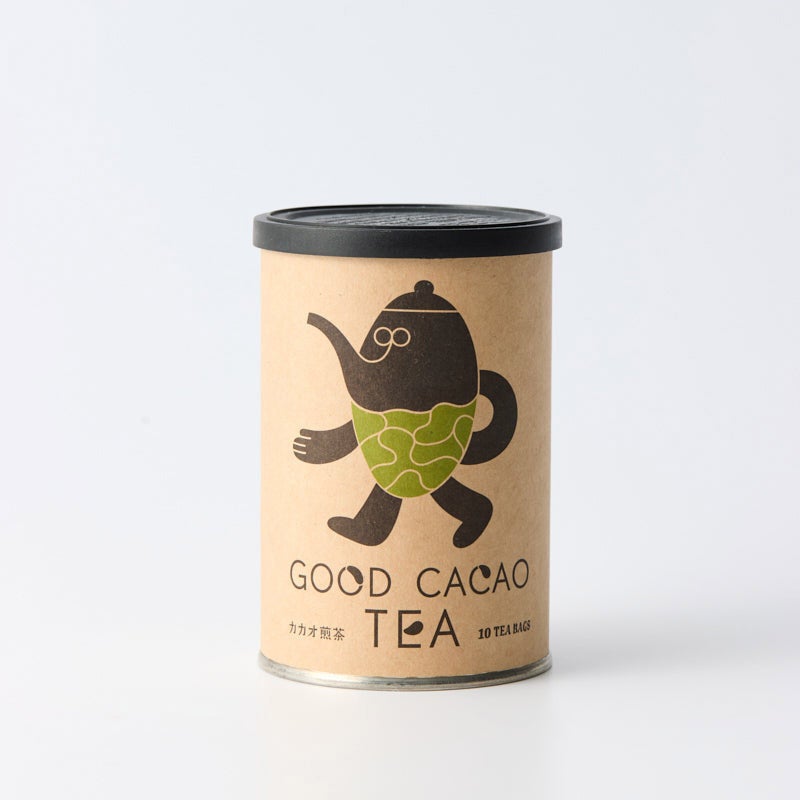GOOD CACAO カカオ煎茶（缶）／カカオティー｜GOOD NATURE MARKET（グッドネイチャーマーケット）