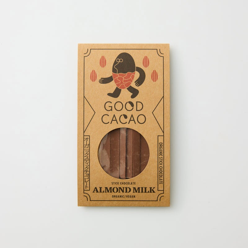 GOOD CACAO オーガニックスティックチョコレート アーモンドミルク｜GOOD NATURE MARKET（グッドネイチャ