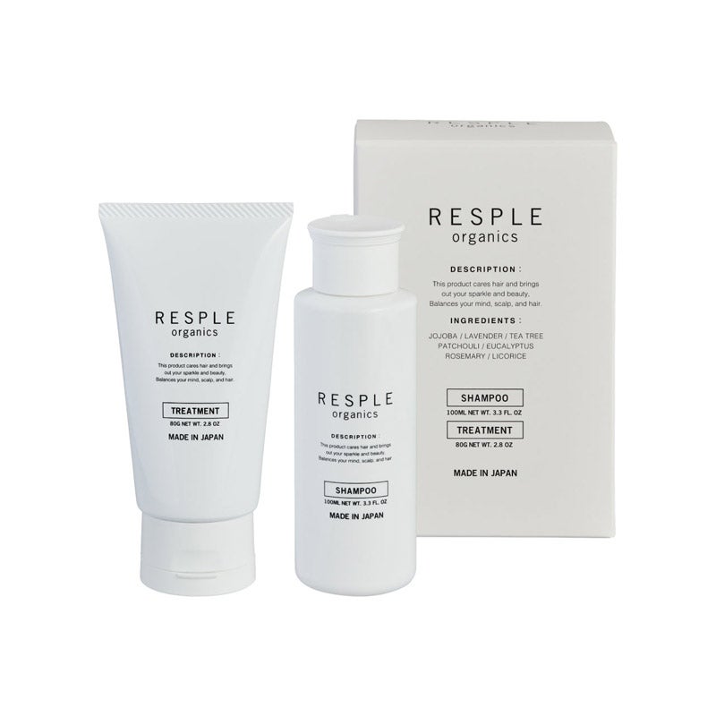 トライアルセット（スカルプシャンプー100ml＆リペアトリートメント80g）｜RESPLE organics（レスプルオーガニ