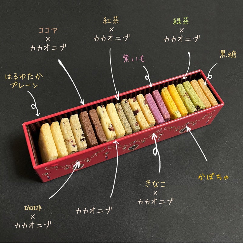 CHOOSEBASE SHIBUYA はるゆたかクッキー ビジュー缶カデット【10