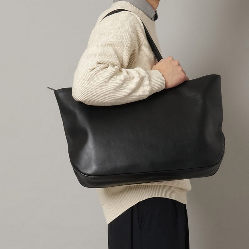 【新入荷】防水レザートートバッグM｜leather laboratory（レザーラボラトリー）