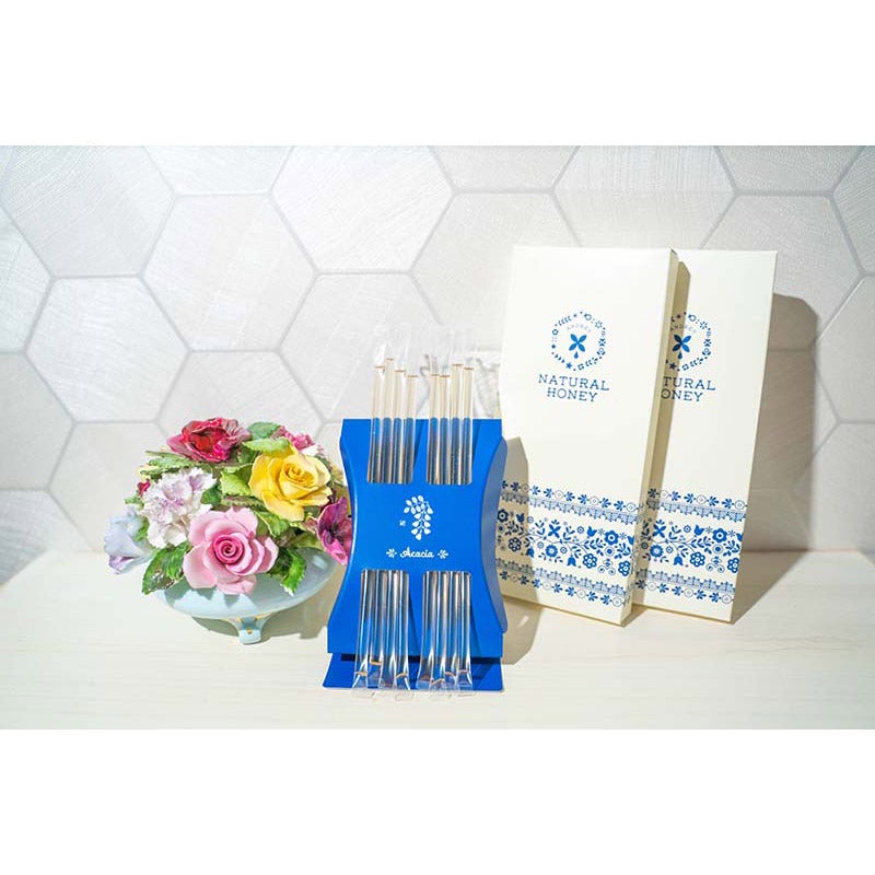 【 無添加・非加熱・天然 】アカシア蜂蜜｜48g（１箱 6g×8本入）100％ルーマニアの生はちみつ｜ANDREY 