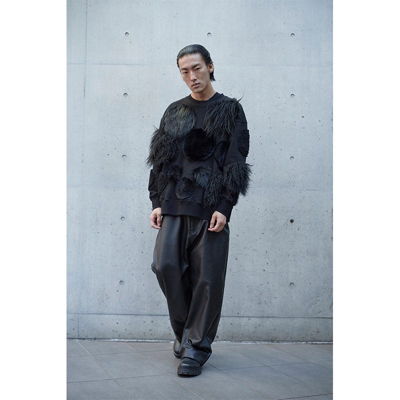 FUR PATCHES SWEAT SHIRT｜dodot.（ドドット）