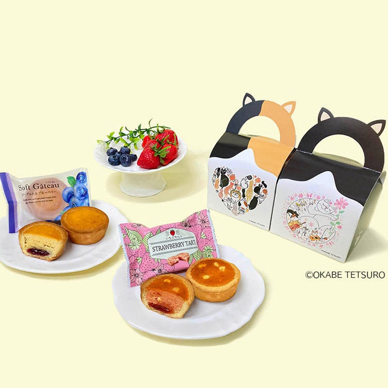 CHOOSEBASE SHIBUYA 猫いちごタルト3個｜Atelier de NAKAYAMA