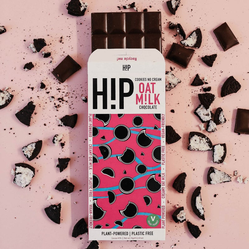 クッキー'NO'クリーム ヴィーガンミルクチョコレート 70g｜H!P CHOCOLATE（ヒップチョコレート）