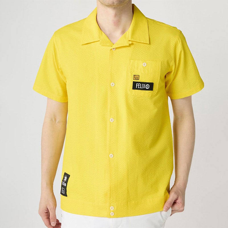 【新品未使用】LOUDMOUTH×FELIX メンズ ニットサッカー 開襟シャツ LOUDMOUTH(ラウドマウス) 【LOUDMOUTH×FELIX】メンズ/ニット