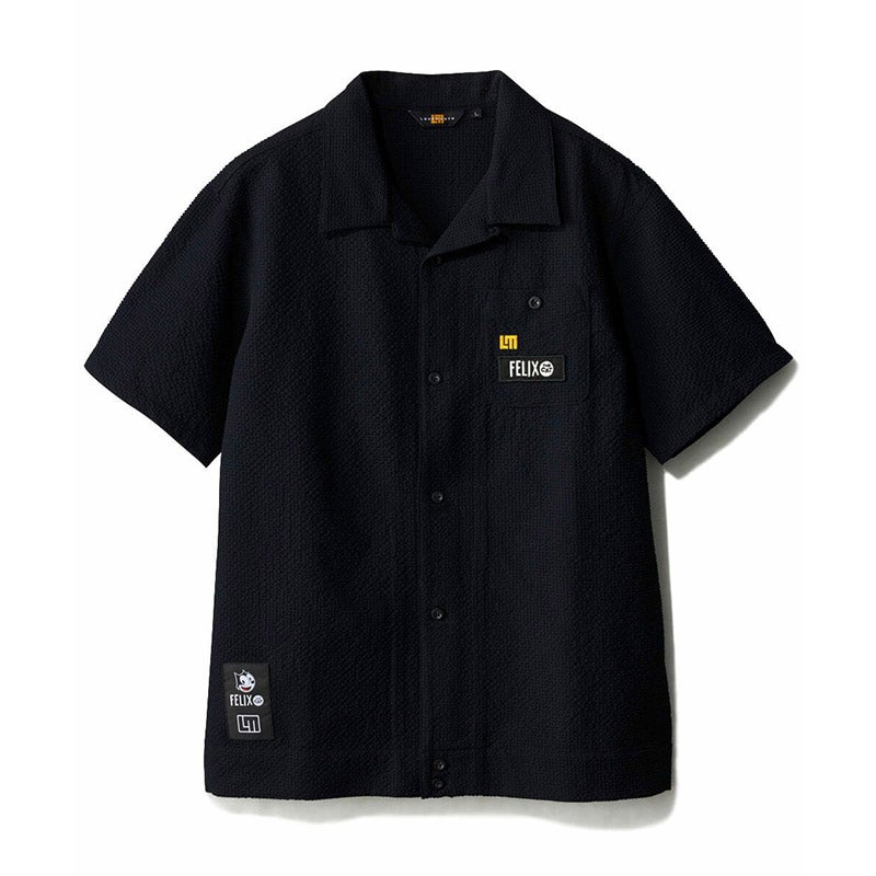 【新品未使用】LOUDMOUTH×FELIX メンズ ニットサッカー 開襟シャツ LOUDMOUTH(ラウドマウス) 【LOUDMOUTH×FELIX】メンズ/ニット