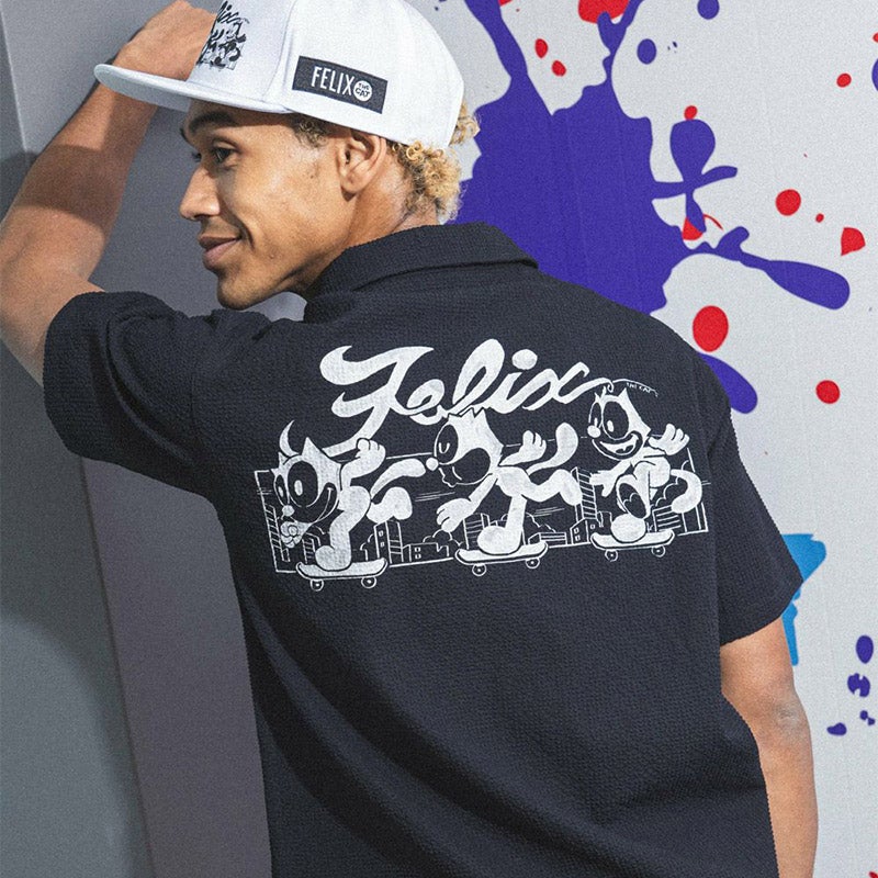 【新品未使用】LOUDMOUTH×FELIX メンズ ニットサッカー 開襟シャツ LOUDMOUTH(ラウドマウス) 【LOUDMOUTH×FELIX】メンズ/ニット