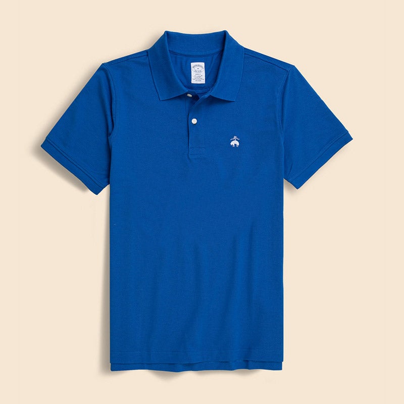 スーピマコットンストレッチ ピケ GFロゴ ポロシャツ Slim Fit