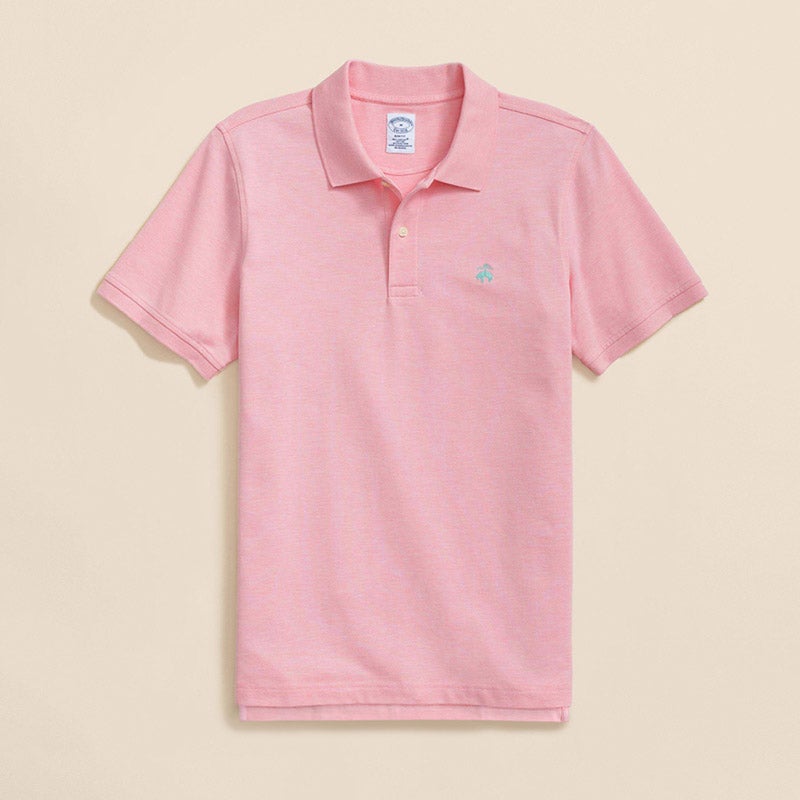 スーピマコットンストレッチ ピケ GFロゴ ポロシャツ Slim Fit