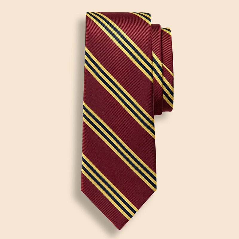 【Brooks Brothers】美品ブルックス  ブラウン ストライプシルク Brooks Brothers(ブルックス ブラザーズ) シルク BB#1ストライプ