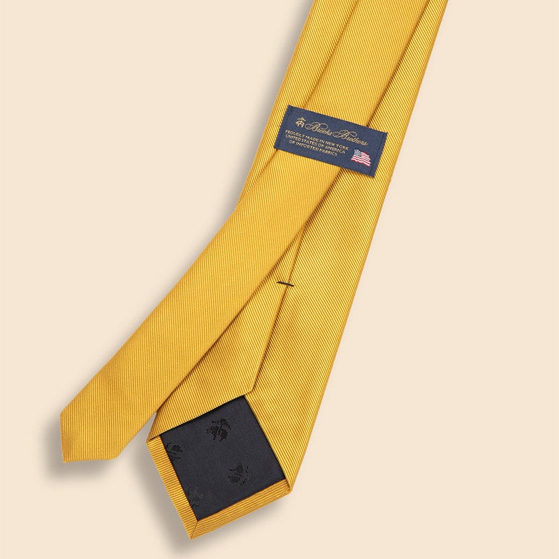 美品BROOKS BROTHERS ソリッド レップタイ ブルックス ブラザーズ シルク ソリッド レップタイ Made in USA