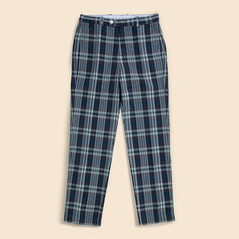 コットン マドラス プレーンフロントパンツ Regular