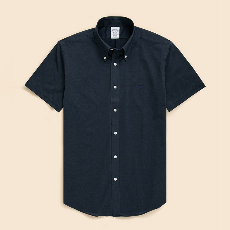 スーピマコットン/ポリエステル 46ゲージニット ショートスリーブ スポーツシャツ Regular Fit