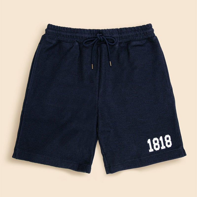 コットン 1818ロゴ パイルショーツ